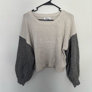 William Rast Two-Tone Gray Women's Sweater